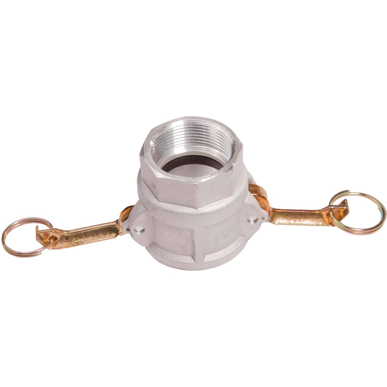 Kamlok v-deel type D alu. 1" bi