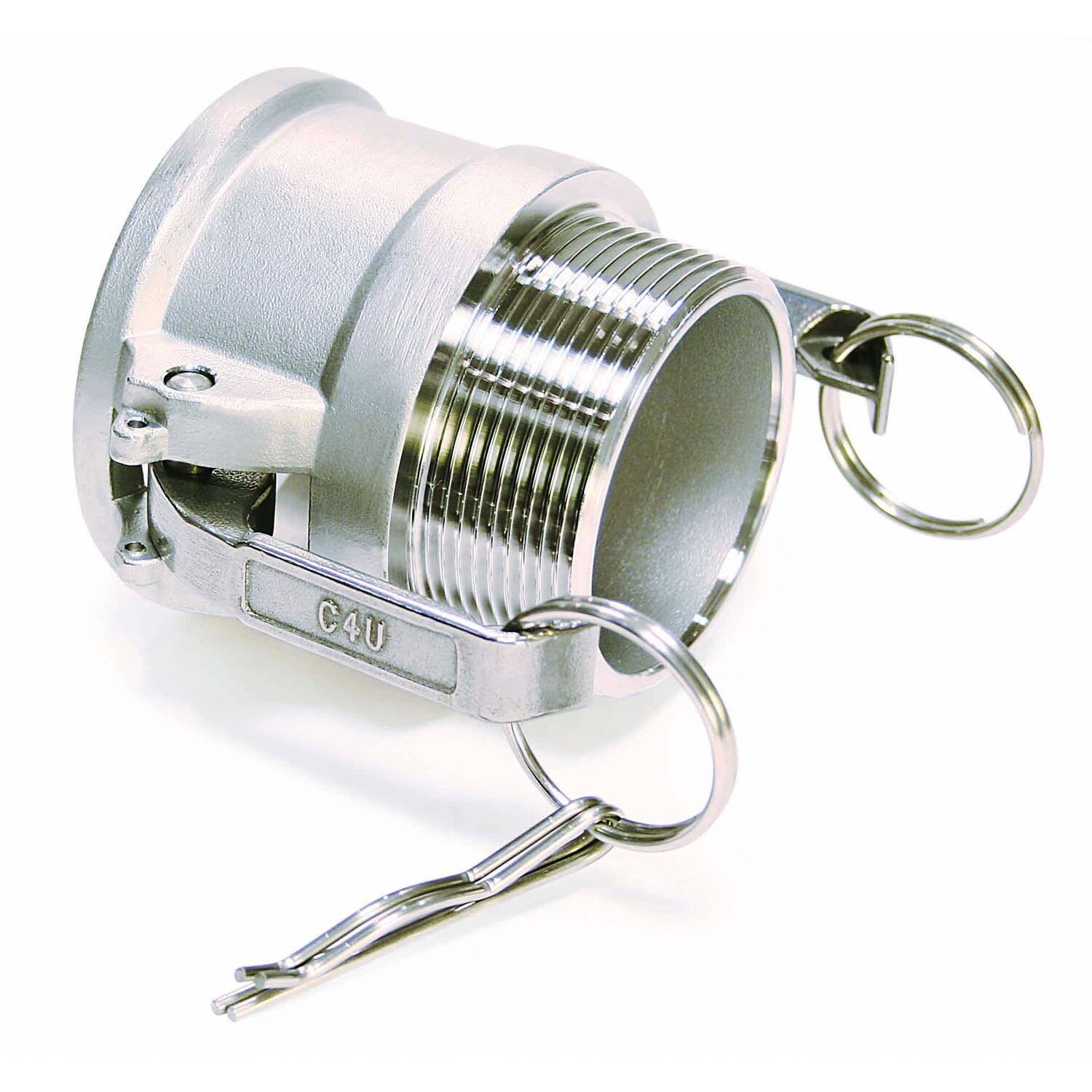 Kamlok v-deel rvs 1.1/2" bu