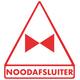 Sticker Noodsafsluiter + Afb.