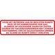 Sticker betreden besloten ruimten
