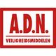 Sticker A.D.N. veiligheidsmiddelen