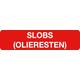 Sticker slobs - olieresten