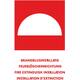 Sticker brandblusinstallatie tekst 10x15cm