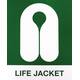 Sticker reddingvest 4,5x4,5cm