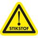 Sticker stikstof 20cm