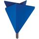 Seinkegel blauw kunststof 60cm