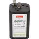 Blokbatterij + veer 6V 7-9AH