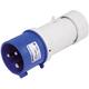 CEE contactstekker IP44 3P 16A 230V blauw