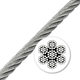Koppeldraad VH 6x36 ws+stk 18mm 70m