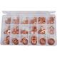 Ring assorti rood koper 244st.