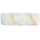 Verfrol Perlon wit/geel 10cm. per 10st.