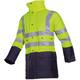 Winter regenparka stormflash geel/blauw mt S