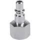 Luchtinsteeknippel Orion 1/4" BI
