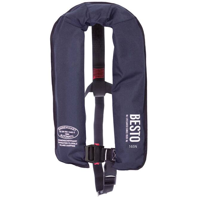 Besto autom.reddingvest 165N blauw