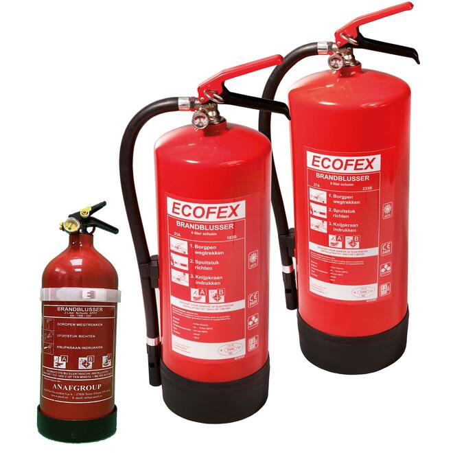 Brandblusser schuim 6ltr