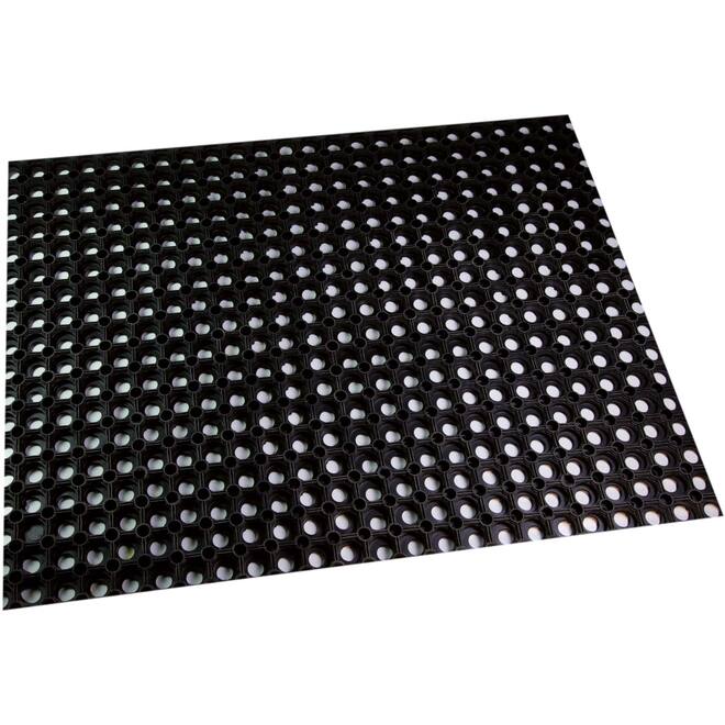 Rubber ringmat open