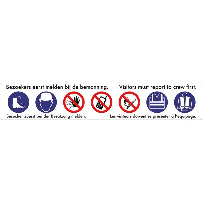 Verzamelbord 7 symbolen - 4 talen
