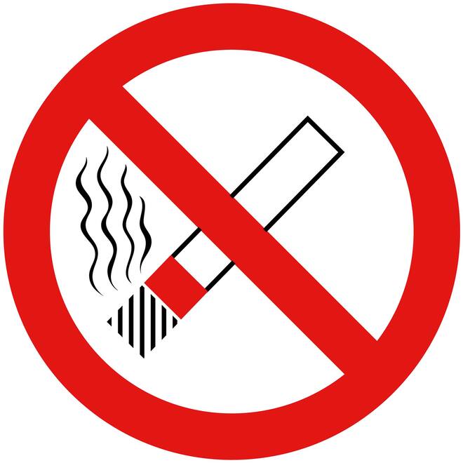 Sticker roken verboden sigaret
