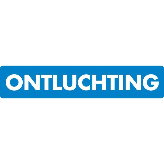 Sticker ontluchting 10x2