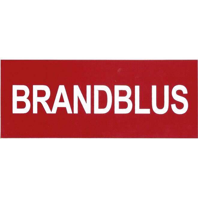 Leidingsticker brandblus 20x8