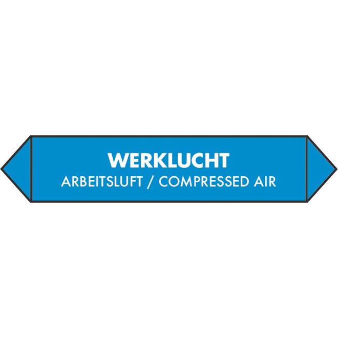 Sticker werklucht 15x3cm