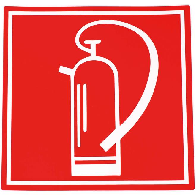 Sticker brandblusser