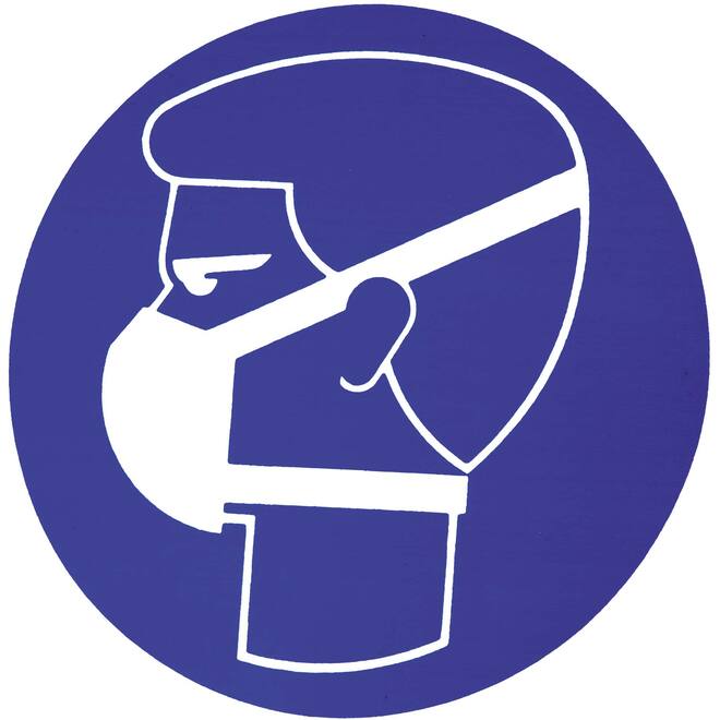 Sticker mond/neusmasker verplicht 10cm