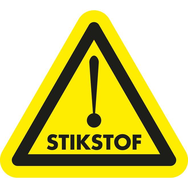Sticker stikstof 20cm