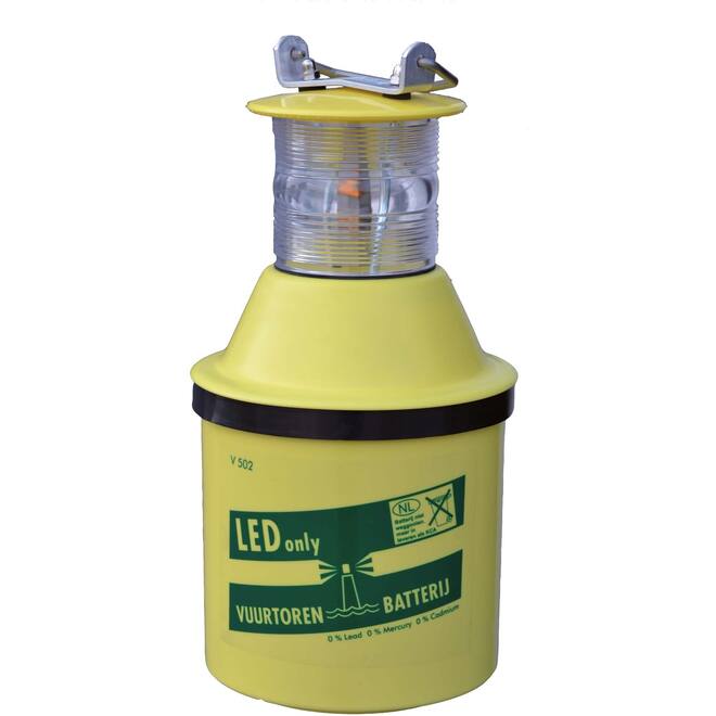Vuurtoren LED met fotocel, ankerlicht
