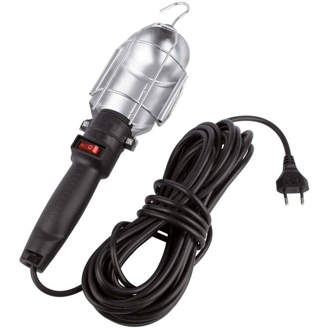 Looplamp + 9W led 10m kabel