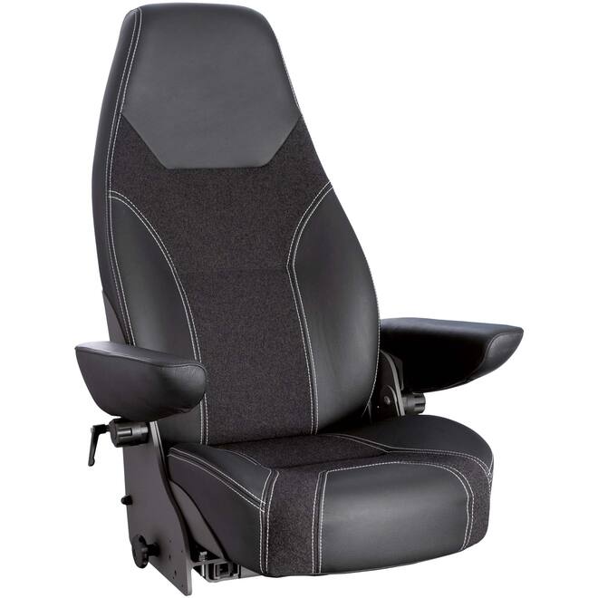 NS1500 stuurstoel los zwart leer