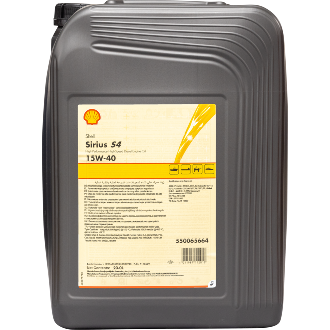 Shell Sirius S4 15W40 (R4X)
