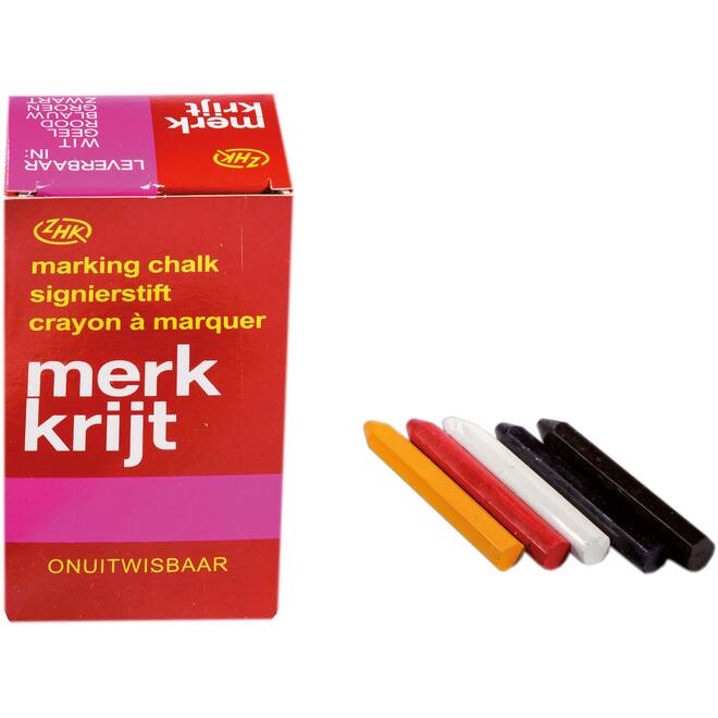 Merkkrijt onuitwisbaar rood