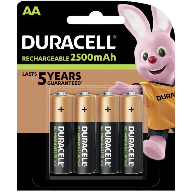Batterijen Oplaadb. Duracell HR06 2400Ma 4st.