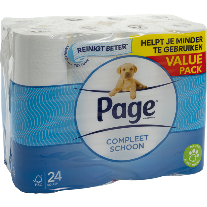 Page Toiletpapier Plus 24 rol per pak