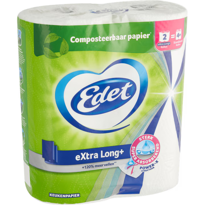 Edet keukenrol superior 2pk