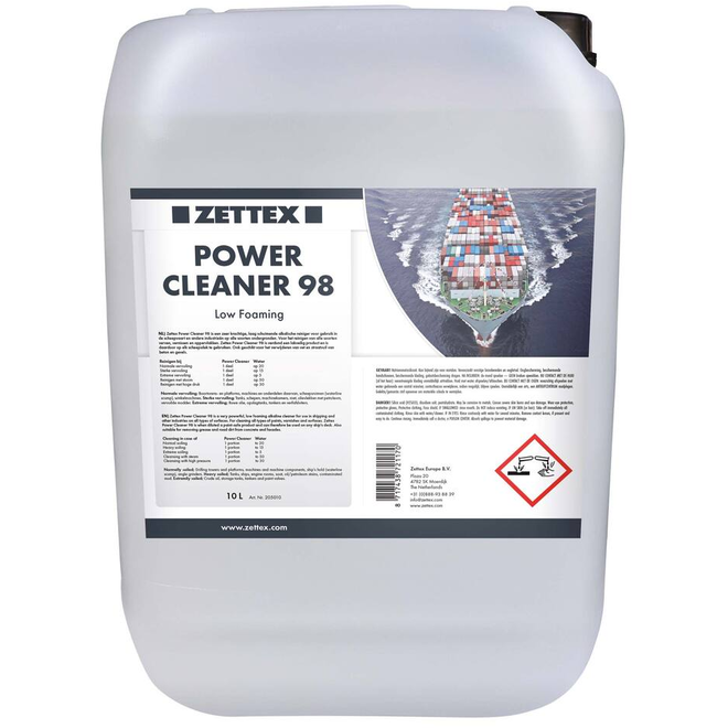Zettex Powerclean 98 ontvetter 10ltr