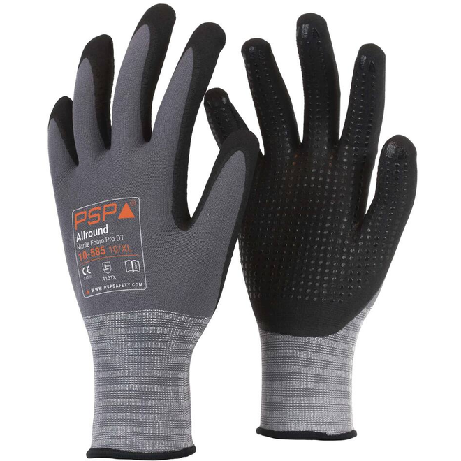 Handschoen PSP 10-585 Allround nitrile foam pro mt10