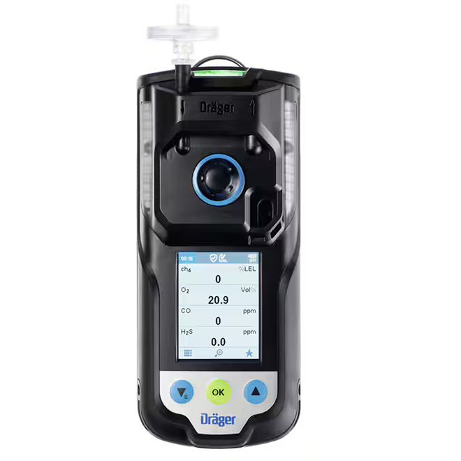 Dräger X-am 3500 EX/O2/H2S lader/5m slang