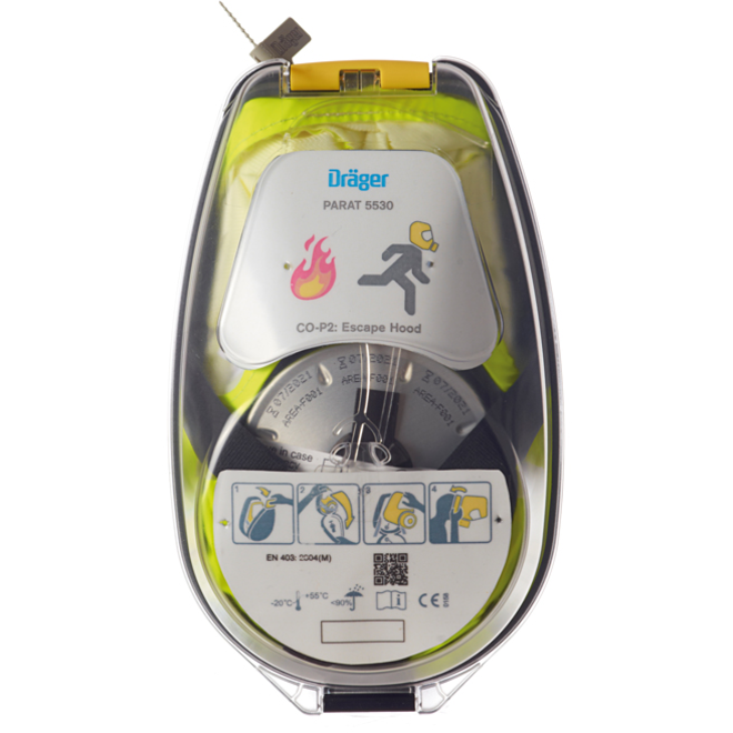 Dräger Parat 5530 Hardcase vluchtmasker
