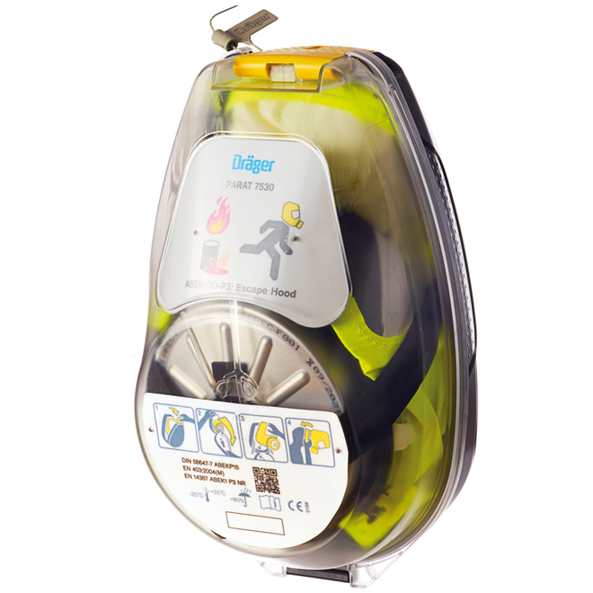 Dräger Parat 7530 Hardcase vluchtmasker