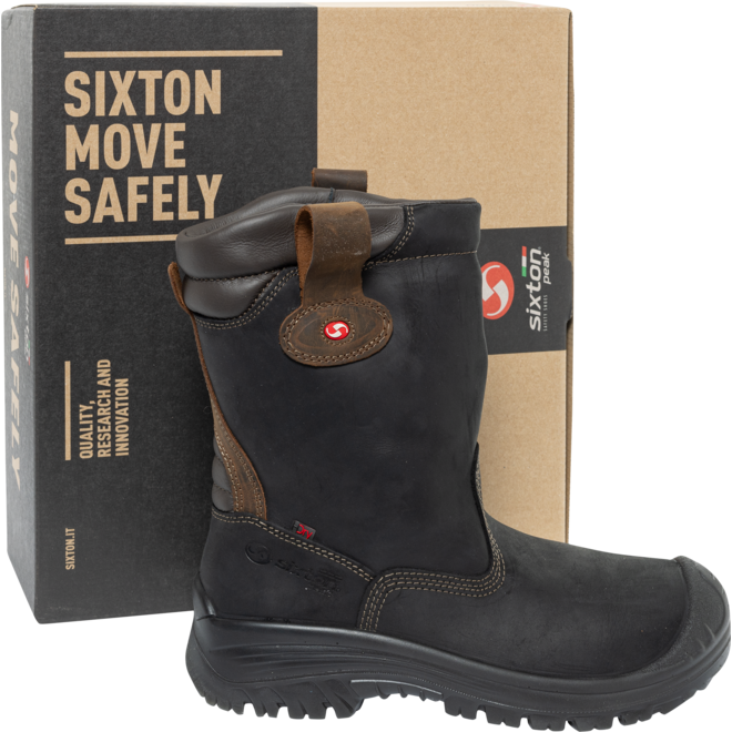 Sixton Ranch laars zwart/bruin