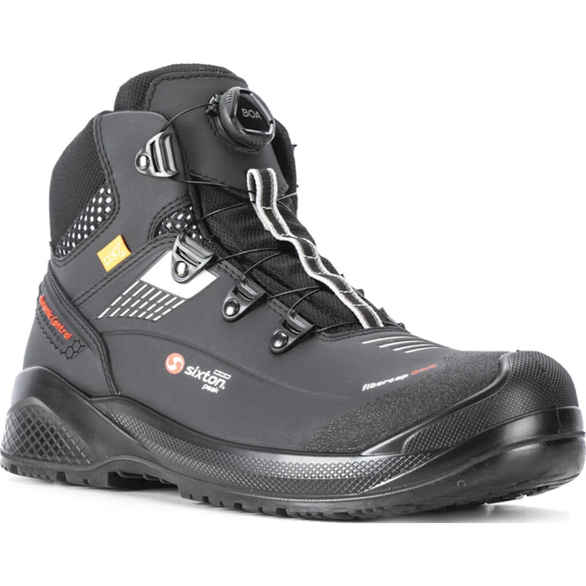 Sixton Muscle High Boa S3 zwart/grijs