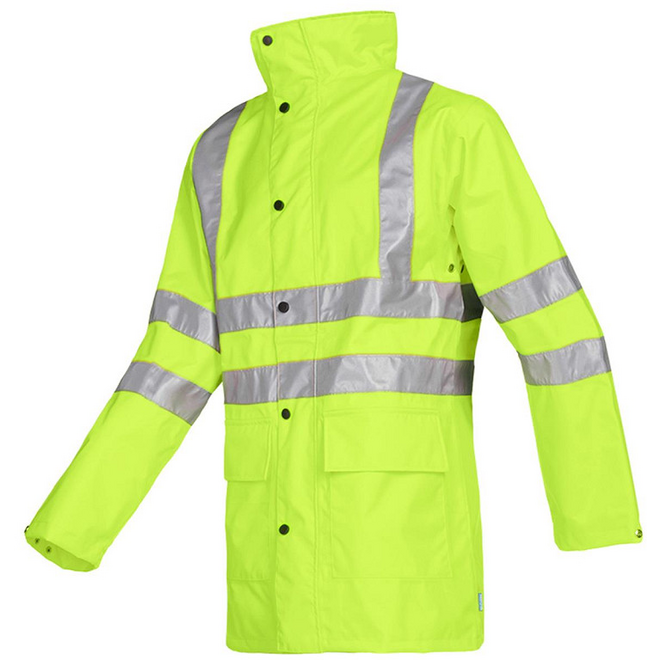 Regenjas Sioen Monoco fluor geel