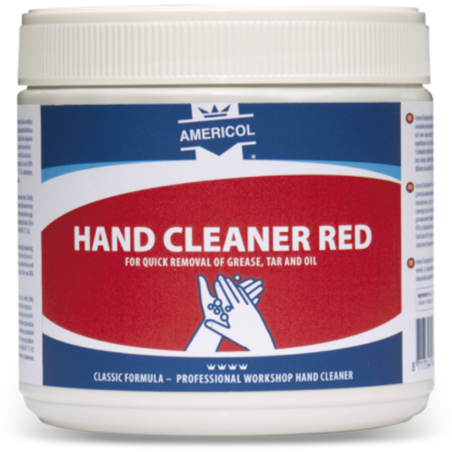 Americol hand cleaner red
