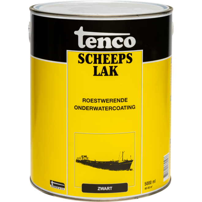 Touwen Zwarte Scheepslak 5ltr