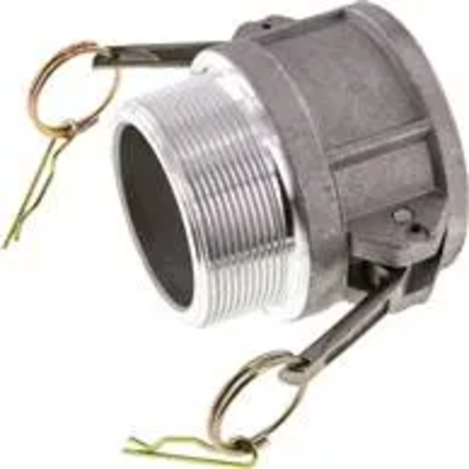 Kamlok v-deel type B alu. 3" bu