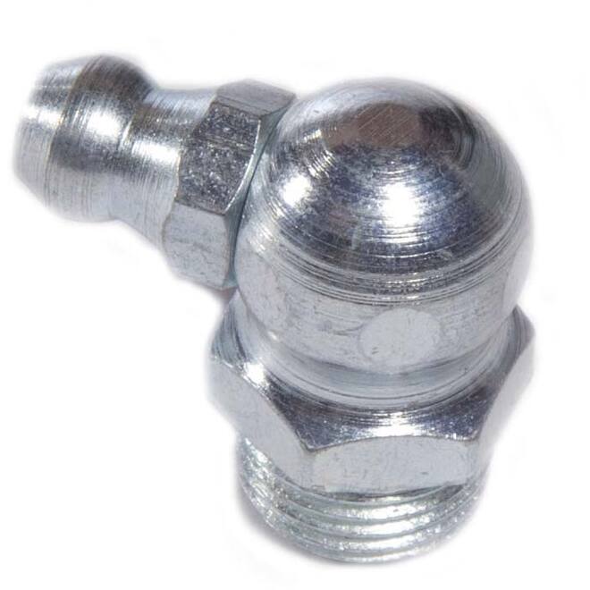 Hydraulische smeernippel haaks