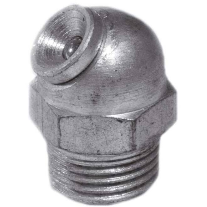 Holsmeernippel 1/4"BU schuin