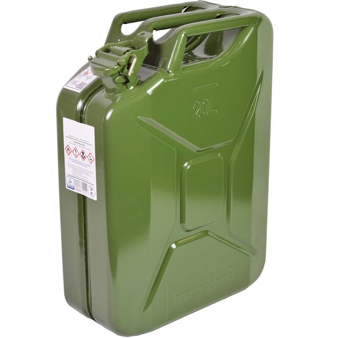 Jerrycan staal 20ltr